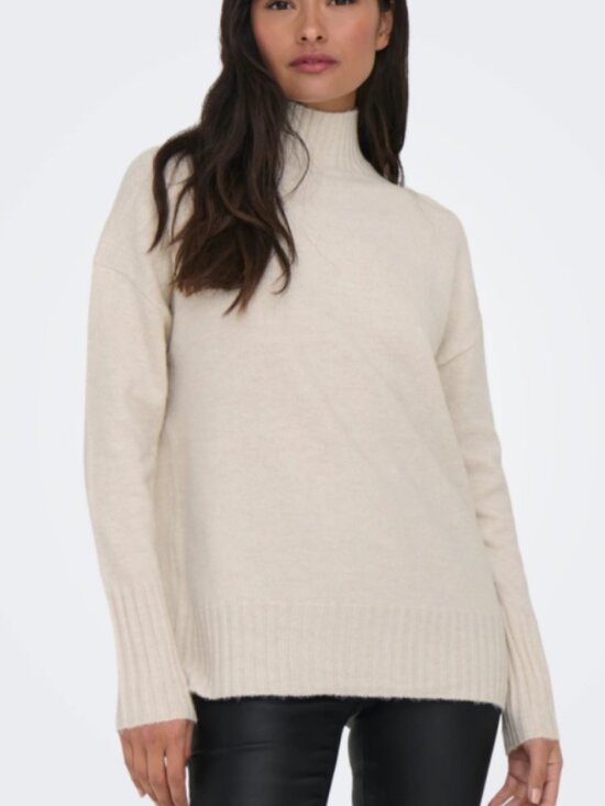 Only Sweaters - NWOT ONLY Gabrielle Soft Knit Turtleneck Sweater in Oatmeal